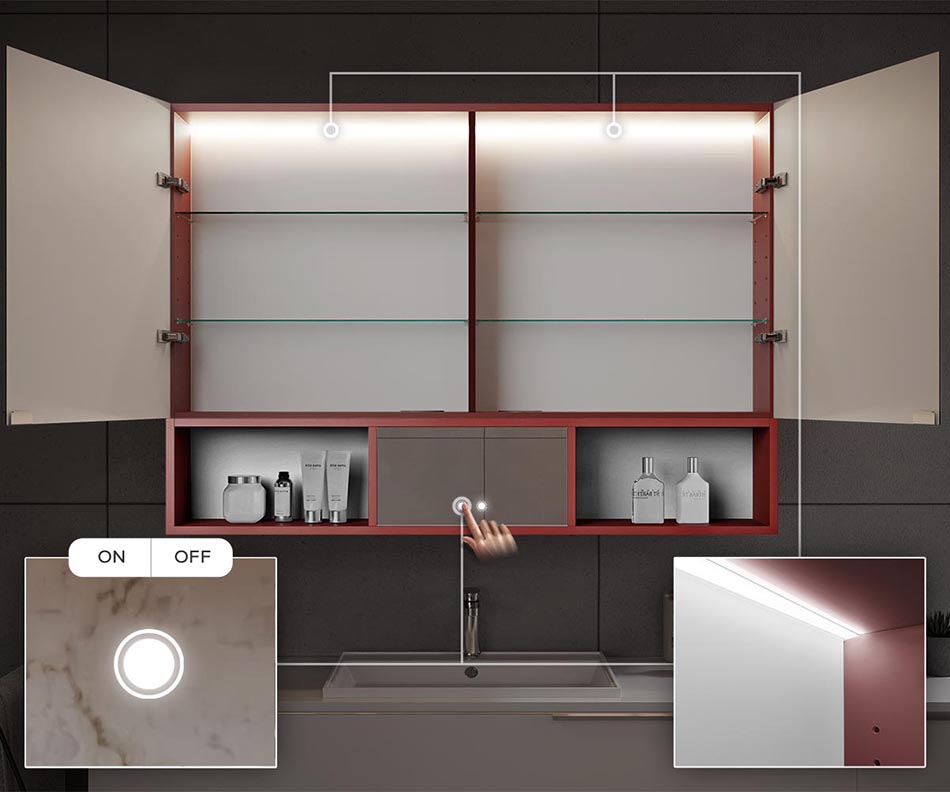 LED-bakgrunnsbelysning Innvendig LED bakgrunnsbelysning