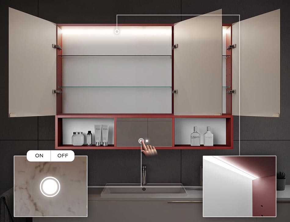 LED-bakgrunnsbelysning Innvendig LED bakgrunnsbelysning