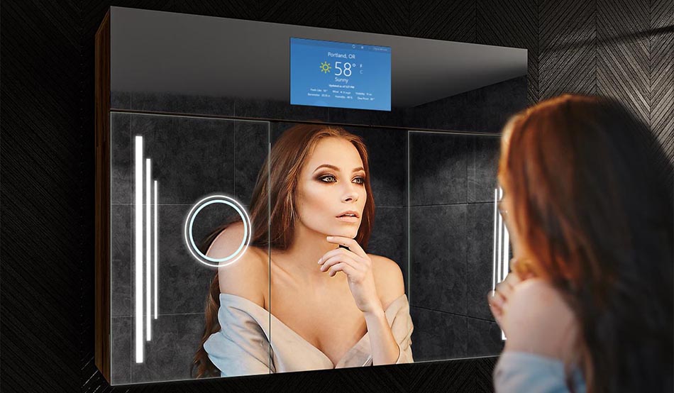 Sarah speilskap med integrert USB-port | ARTFORMA