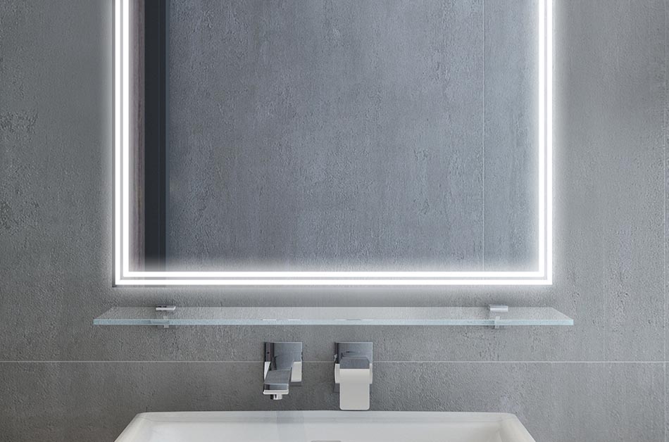 Dette tilbehøret er laget av glass av høyeste kvalitet som gjør at det utmerket passer til speilet! En tannbørste, en favorittparfyme eller en barbermaskin - alt innen fingertuppene!
