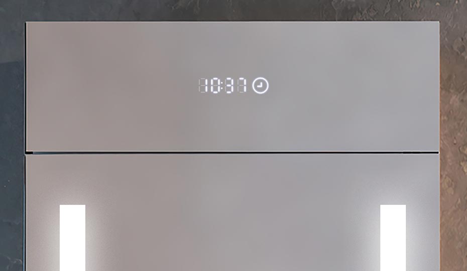 Klokken med trykkskjerm