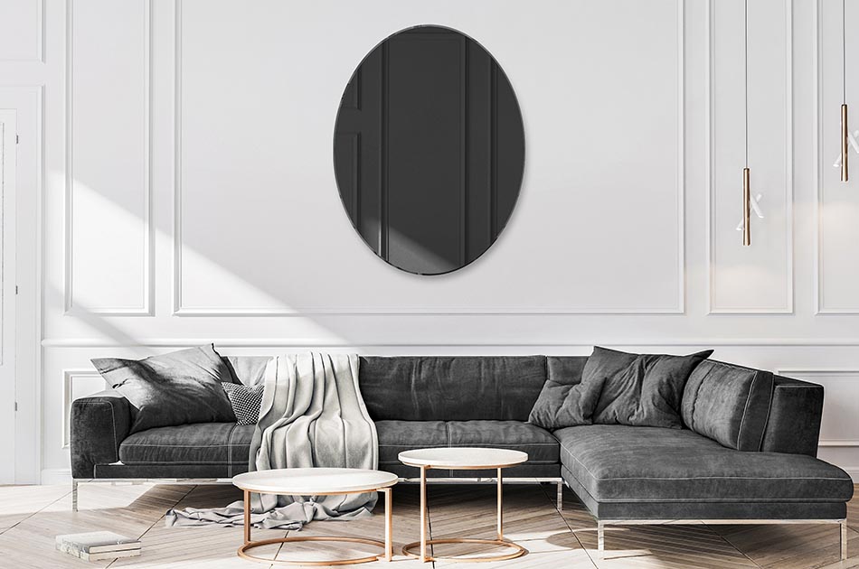 Velg den riktige fargen på speilglasset for å gi rommet ditt et perfekt design.