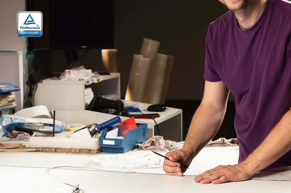 Kvalitet bekreftet med TÜV-sertifikat