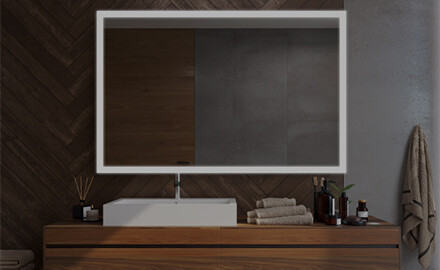 Klassiske speil med belysning