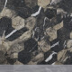 Glasert keramisk flis til gulv, 60x120, svart med gullåre, blank, rektifisert, A4H109 Pierre Black #8