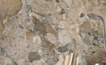 Storformatfliser 120x280, beige-grå marmor, blank, A4H1111 Calda Ambrozia
