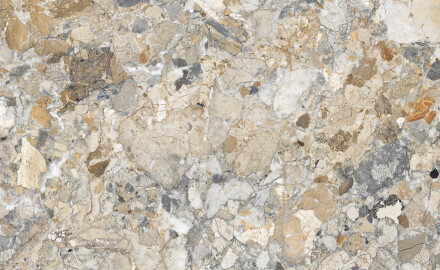 Gresfliser til gulv, 120x120, marmor, beige-grå, blank, A4H1113 Calda Ambrozia