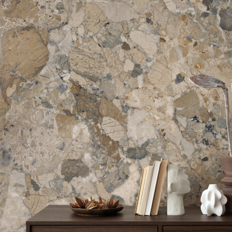 Gresfliser til gulv, 120x120, marmor, beige-grå, blank, A4H1113 Calda Ambrozia #6