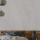 Glasert steingods til gulv, 120 x 280 cm, lys grå, steinaktig, matt, A4H1125 Agathos White #1