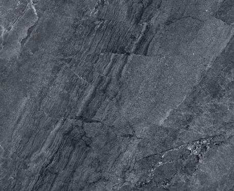 Glasert gulvflis 120x120 cm, antrasitt, steinmatt, A4H1138 Agathos Anthracite