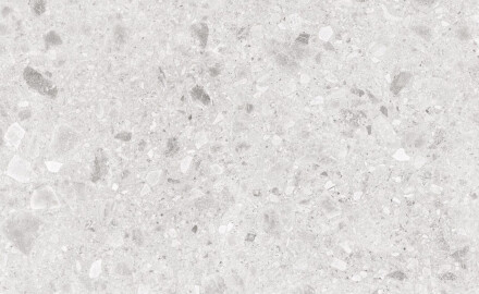 Glasert steinflis 90x90, lys grå, Ivory A4H145, terrazzo