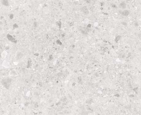 Glasert steinflis 90x90, lys grå, Ivory A4H145, terrazzo