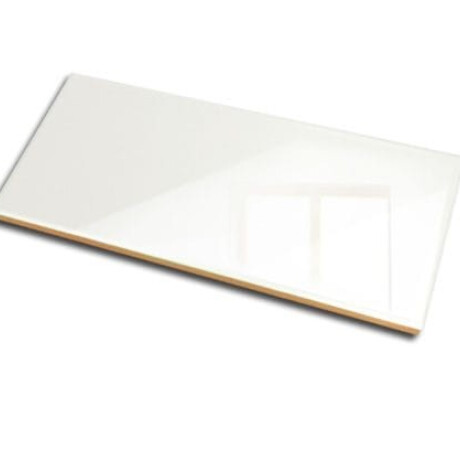 Keramisk veggflis 10x20, hvit, blank, flat, A4H24 Blanco Brillo #5