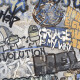 Glasert gulvflis 120 x 280 cm, matt grå, rektifisert A4H248 City Graffiti Grey #2
