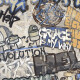 Glasert gulvflis i stort format, 120 x 280 cm, matt beige, rektifisert, A4H255 City Graffiti Beige #6