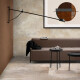 Glasert gulvflis i stort format, 120 x 280 cm, beige, matt, rektifisert, A4H257 City Beige #6