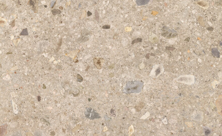 Glasert gulvflis 120 x 120 cm, beige, matt, rektifisert terrazzo, A4H407 Ceppo Di Gre Warm