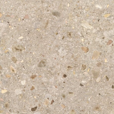 Glasert gulvflis 120 x 120 cm, beige, matt, rektifisert terrazzo, A4H407 Ceppo Di Gre Warm #2