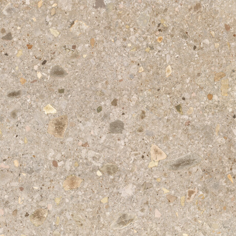 Glasert gulvflis 120 x 120 cm, beige, matt, rektifisert terrazzo, A4H407 Ceppo Di Gre Warm #6