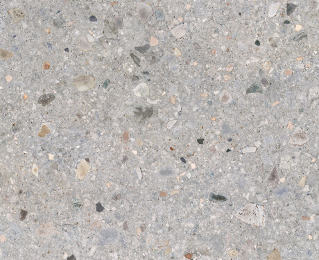 Glasert gulvflis 120 x 120 cm, grå terrazzo, matt, rektifisert, A4H417 Ceppo Di Gre Multi