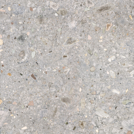 Glasert gulvflis 120 x 120 cm, grå terrazzo, matt, rektifisert, A4H417 Ceppo Di Gre Multi #2