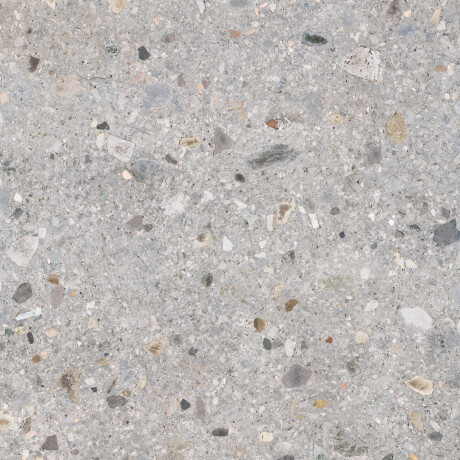 Glasert gulvflis 120 x 120 cm, grå terrazzo, matt, rektifisert, A4H417 Ceppo Di Gre Multi #3
