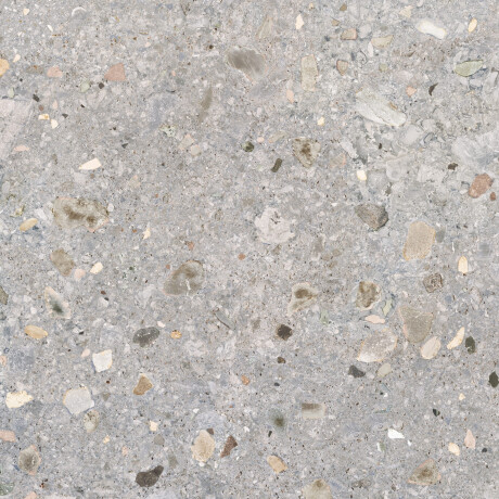 Glasert gulvflis 120 x 120 cm, grå terrazzo, matt, rektifisert, A4H417 Ceppo Di Gre Multi #4