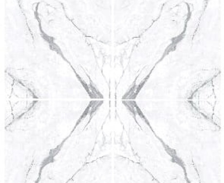 Glasert gulvflis 120x280, blank, rektifisert A4H453 Statuario Superiore Bookmatch