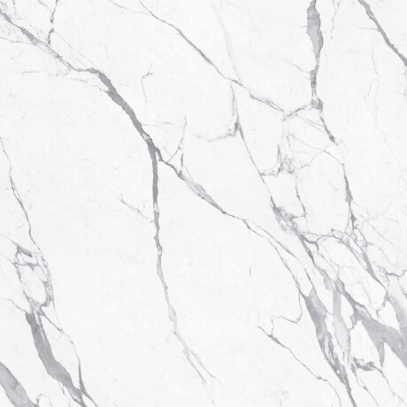 Glasert gulvflis 120x120, blank, med grå årer, rektifisert A4H454 Statuario Superiore #6