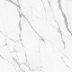 Glasert gulvflis 120x120, blank, med grå årer, rektifisert A4H454 Statuario Superiore #11