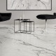 Glasert gulvflis 120x120 cm, matt, med grå årer, rektifisert A4H455 Statuario Superiore #3