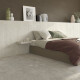 Gres til gulv, 60 x 120 cm, beige med lyse årer, matt, A4H611 Crema #5