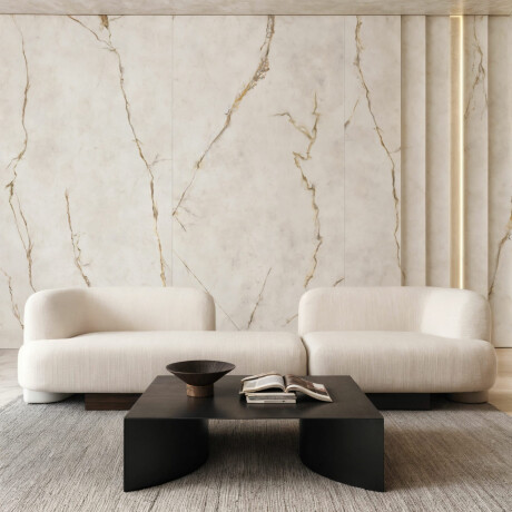 Storformatfliser 120x280, marmor med varme årer, glans A4H634 Dubai Gold #2