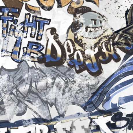 Glasert gulvflis 120 x 280 cm, matt grå, rektifisert A4H640 City Graffiti White #1