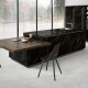 Storformatfliser 120x280, svart marmor med hvite årer, matt A4H688 Markina Black #7