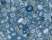 Storformatfliser 120x280, blå agat, blank, A4H832 Aghatina Azul