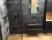 Glasert steingods til gulv, 60 x 120 cm, matt svart, rektifisert, A4H85 Iroc Black