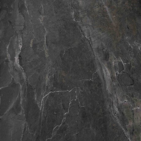 Glasert steingods til gulv, 60 x 120 cm, matt svart, rektifisert, A4H85 Iroc Black #12