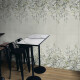 Veggfliser 60x120 cm, grå med blomstermønster, matt A4H918 Flower #3