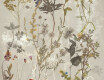 Veggfliser 60x120 cm, grå med blomstermønster, matt A4H919 Glame