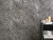 Veggfliser 60x120 cm, grå med plantemønster, matt A4H925 Panaria