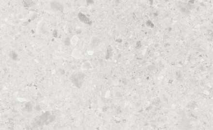 Glasert steingods til gulv 60x120 Ivory, lys grå, matt, rektifisert A4H95 Terrazzo