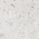 Glasert steingods til gulv 60x120 Ivory, lys grå, matt, rektifisert A4H95 Terrazzo #1