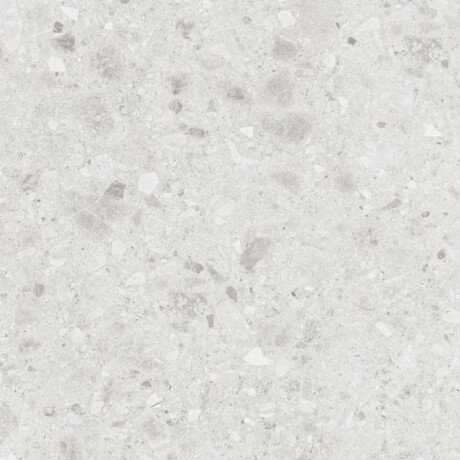 Glasert steingods til gulv 60x120 Ivory, lys grå, matt, rektifisert A4H95 Terrazzo #2