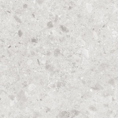Glasert steingods til gulv 60x120 Ivory, lys grå, matt, rektifisert A4H95 Terrazzo #4