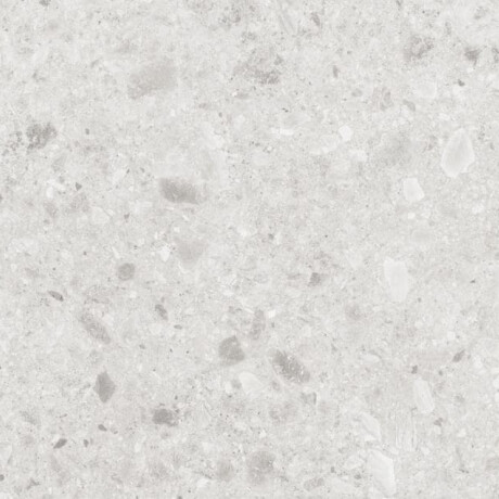 Glasert steingods til gulv 60x120 Ivory, lys grå, matt, rektifisert A4H95 Terrazzo #8