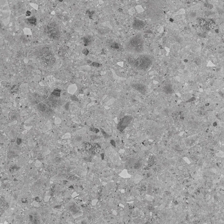 Glasert keramisk flis til gulv 60x120 Grey, matt, rektifisert A4H97 Terrazzo #4