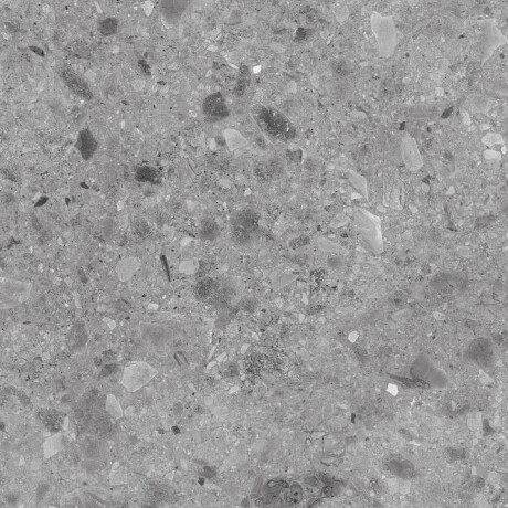 Glasert keramisk flis til gulv 60x120 Grey, matt, rektifisert A4H97 Terrazzo #7