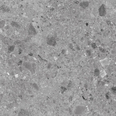 Glasert keramisk flis til gulv 60x120 Grey, matt, rektifisert A4H97 Terrazzo #8