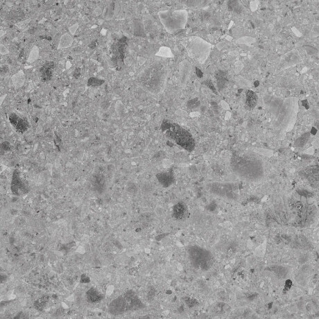 Glasert keramisk flis til gulv 60x120 Grey, matt, rektifisert A4H97 Terrazzo #9